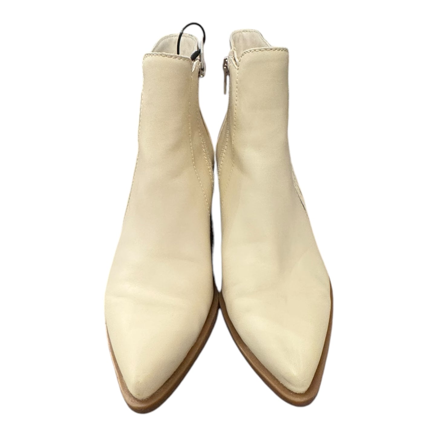 Boots Ankle Heels By Dolce Vita In Cream, Size:7