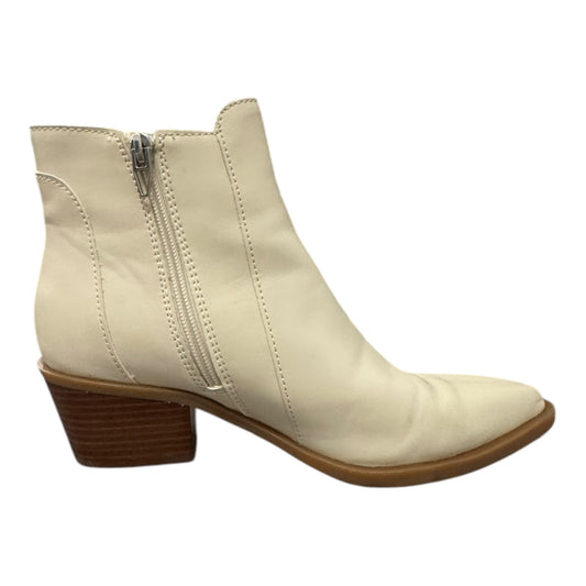 Boots Ankle Heels By Dolce Vita In Cream, Size:7