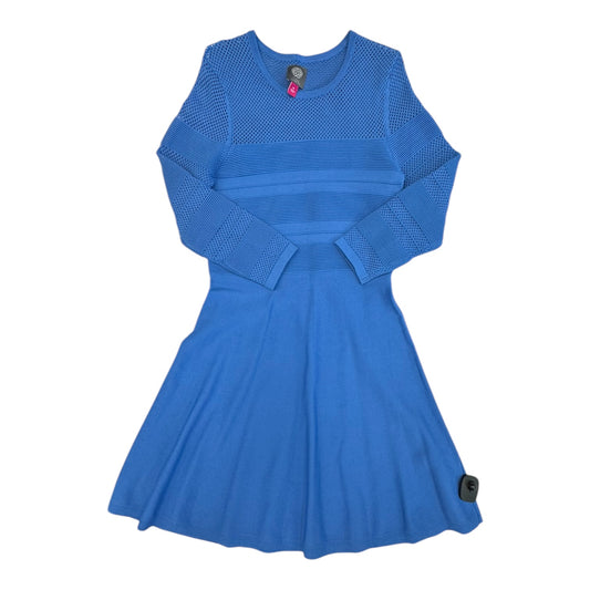 Dress Party Midi By Vince Camuto In Blue, Size:M