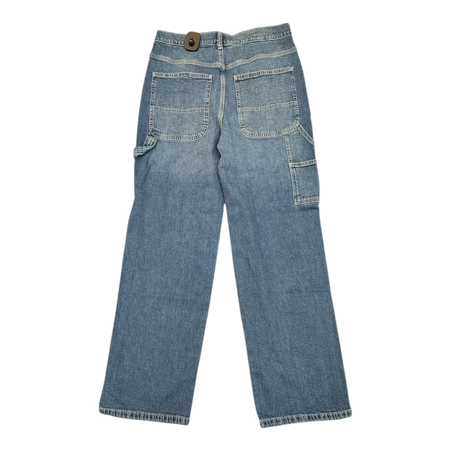 Jeans Wide Leg By Gap In Blue Denim, Size:4