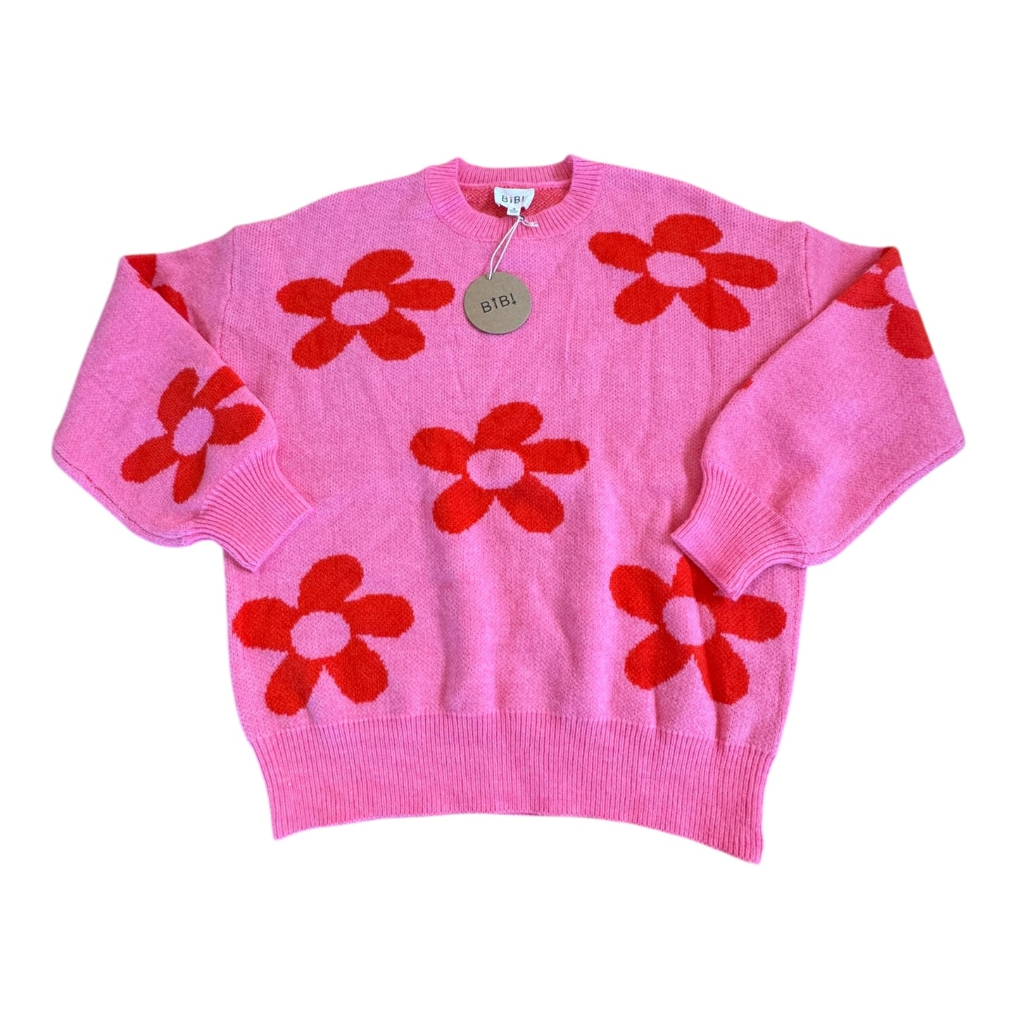 Sweater By Bibi In Pink, Size:S