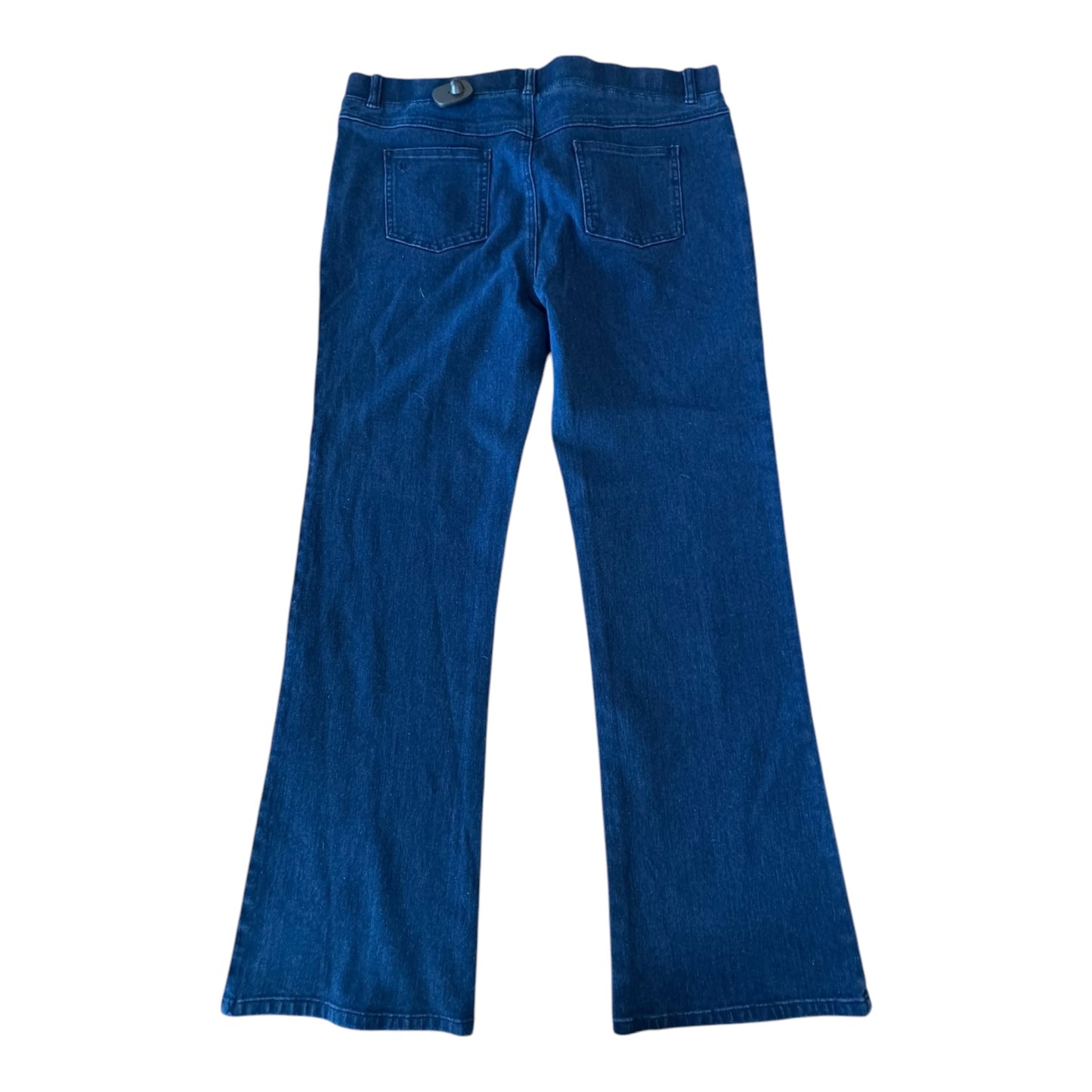 Jeans Boot Cut By Betabrand In Blue Denim, Size:Xl