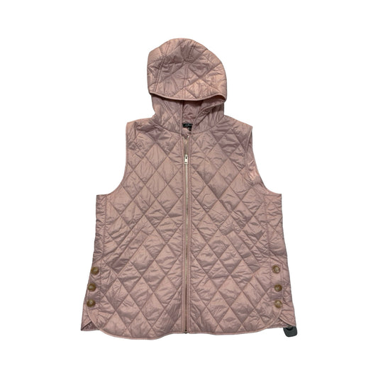 Vest Puffer & Quilted By Charlie B In Pink, Size:Xl
