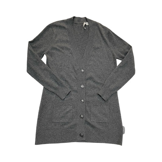 Sweater Cardigan Cashmere By Autumn Cashmere In Grey, Size:L