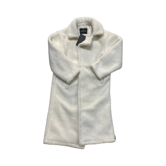 Coat Faux Fur & Sherpa By Fabletics In White, Size:S
