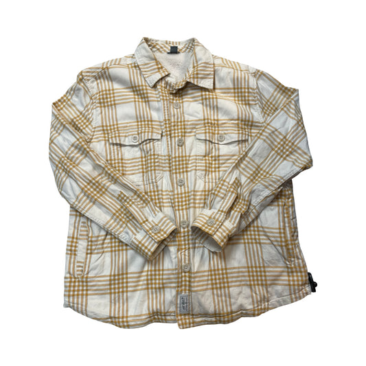 Jacket Other By Eddie Bauer In White & Yellow, Size:Xl