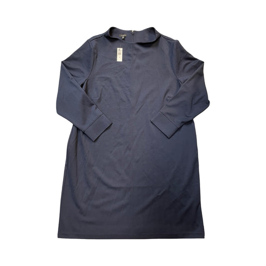 Dress Party Midi By Talbots In Navy, Size:2X