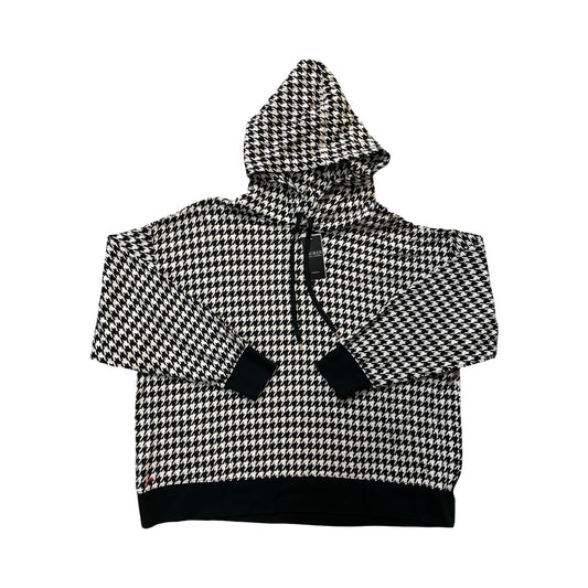 Top Ls By Lauren By Ralph Lauren In Black & White, Size:2X