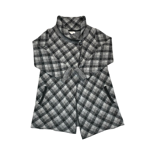 Sweater Cardigan By Ellen Tracy In Grey, Size:Xl