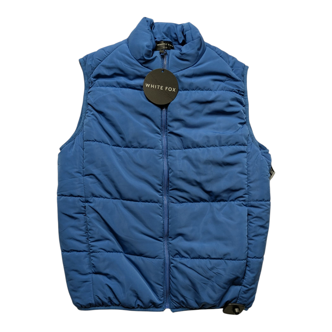 Vest Puffer & Quilted By White Fox In Blue, Size:Xs