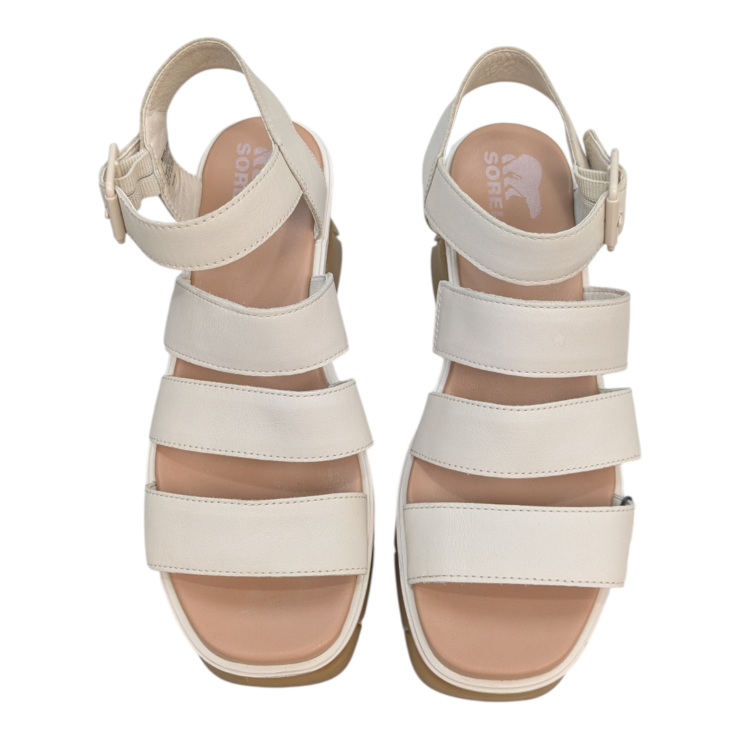 Sandals Designer By Sorel In Cream, Size:8