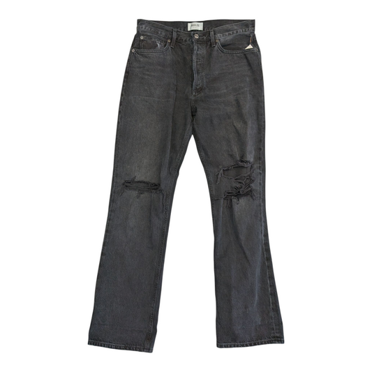 Jeans Straight By Agolde In Black, Size:8