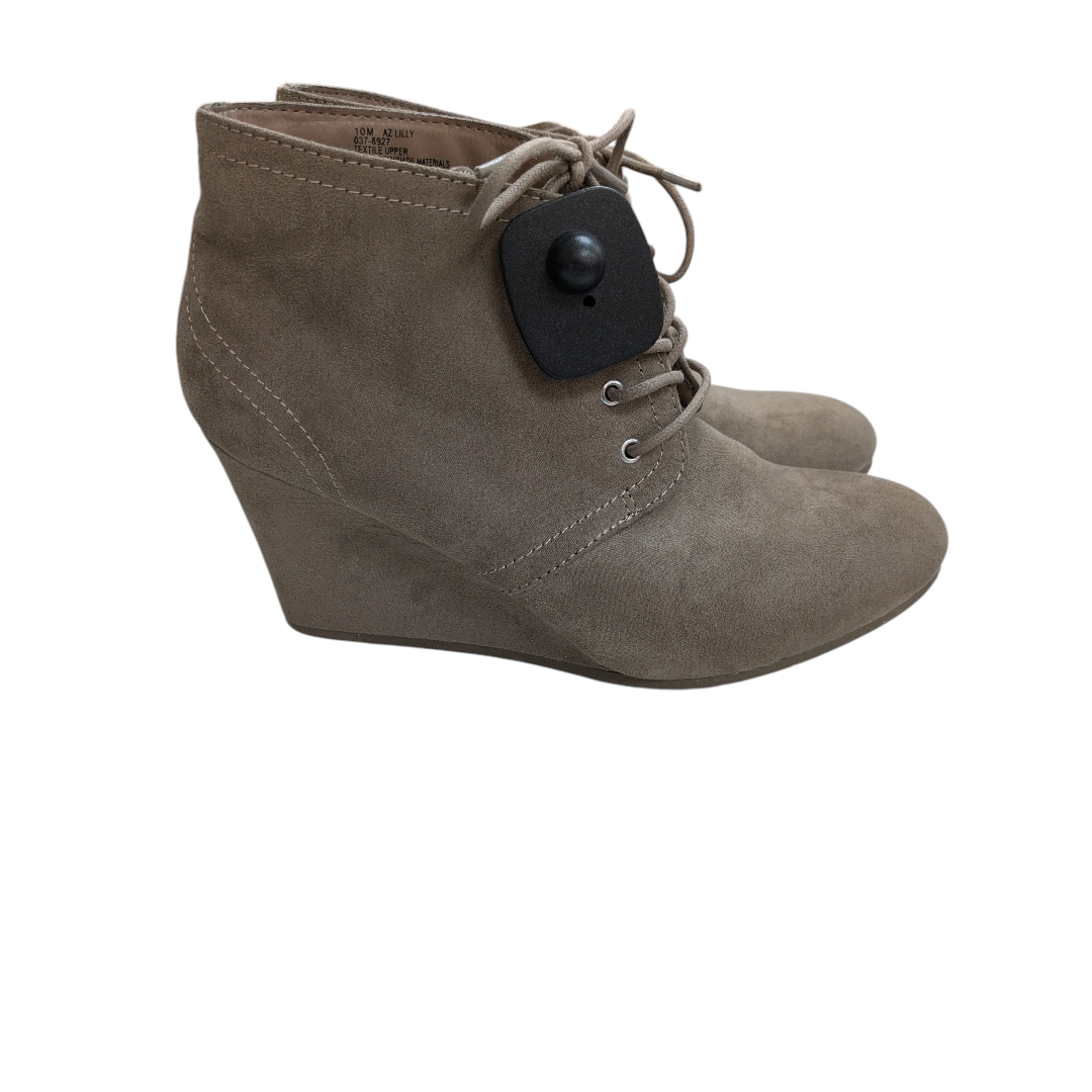 Boots Ankle Heels By Arizona In Brown, Size:10