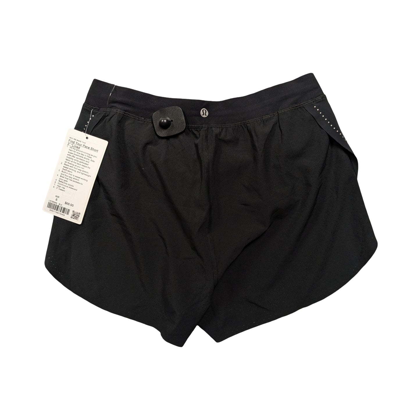 Athletic Shorts By Lululemon In Black, Size:6