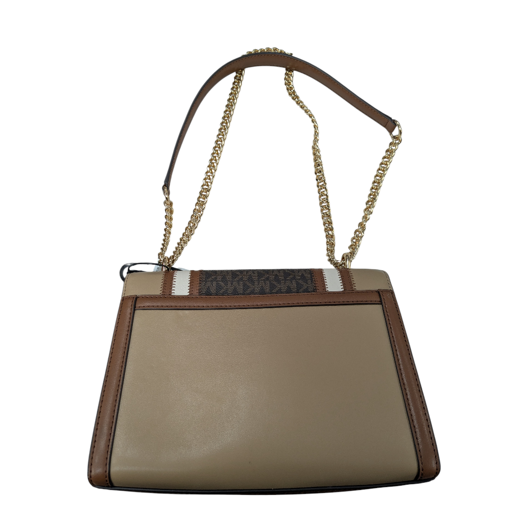 Handbag Designer By Michael Kors In Brown, Size:Small