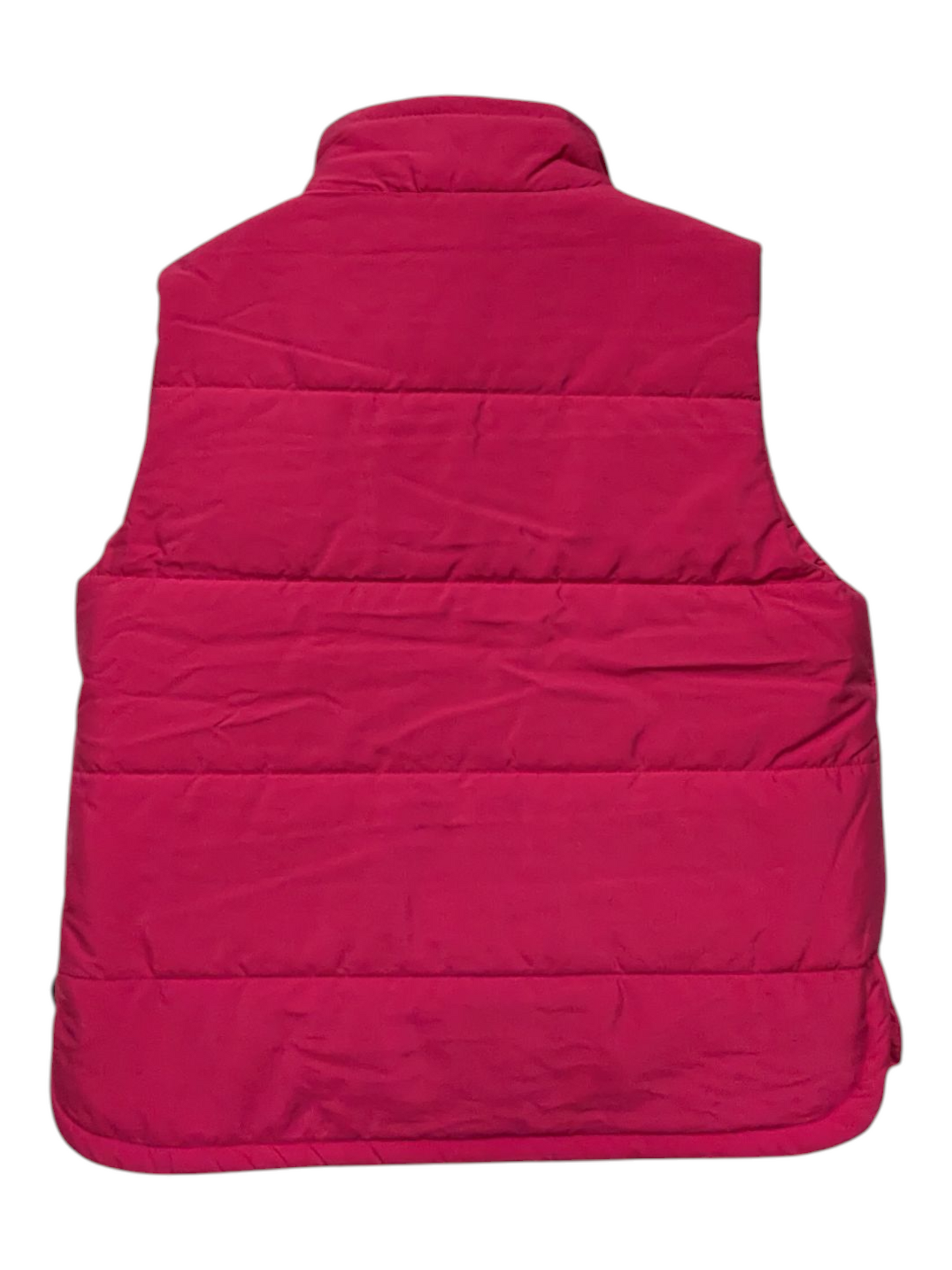 Vest Puffer & Quilted By Zenana In Pink, Size:M