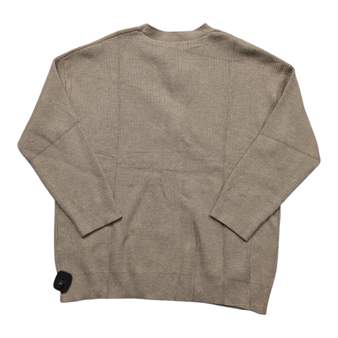 Sweater Cardigan By Merokeety In Taupe, Size:L
