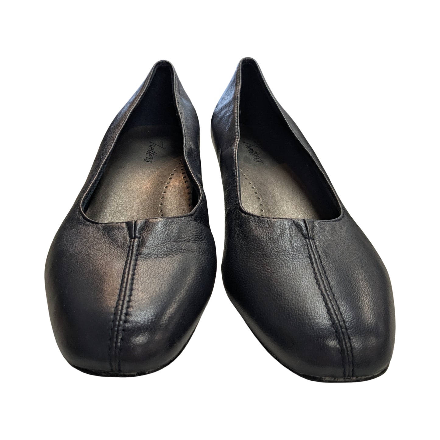 Shoes Flats By Trotters In Navy, Size:10