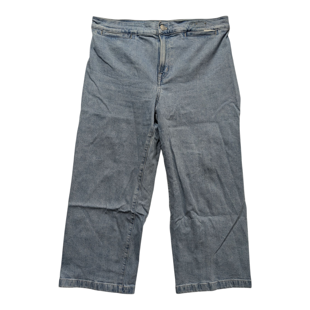 Jeans Wide Leg By Madewell In Blue Denim, Size:30