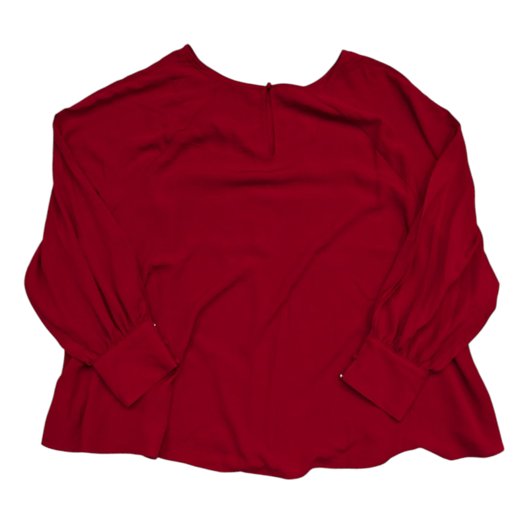 Top Ls By Maurices In Red, Size:3X