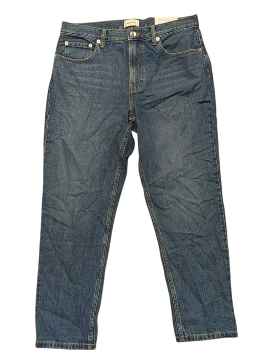 Jeans Straight By Everlane In Blue Denim, Size:10