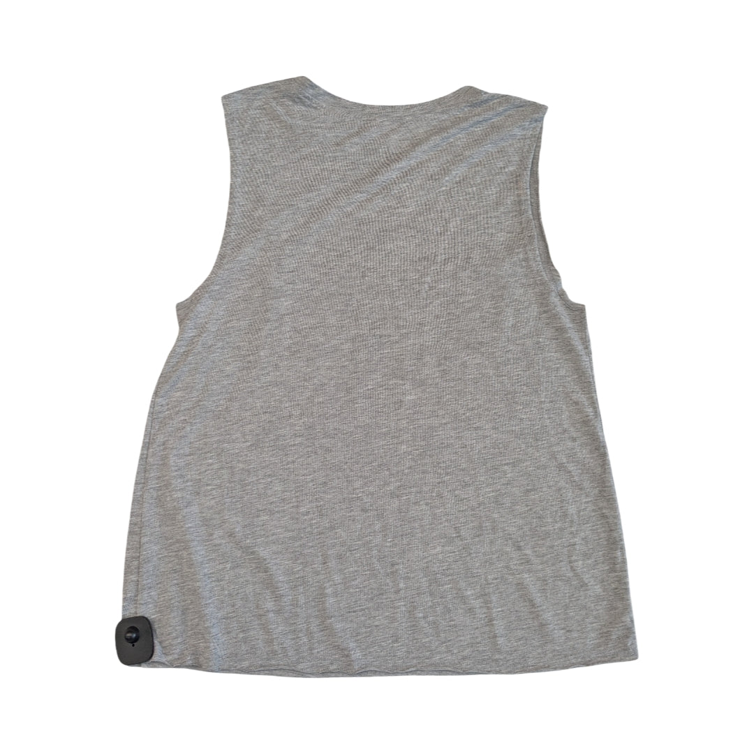 Top Sleeveless By Clothes Mentor In Grey, Size:Xl