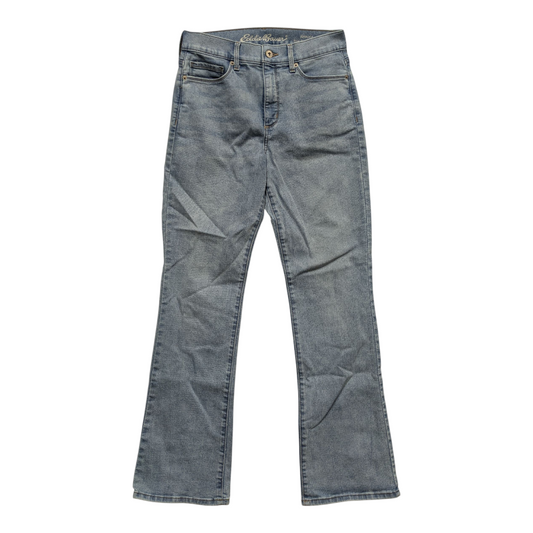 Jeans Straight By Eddie Bauer In Blue Denim, Size:6
