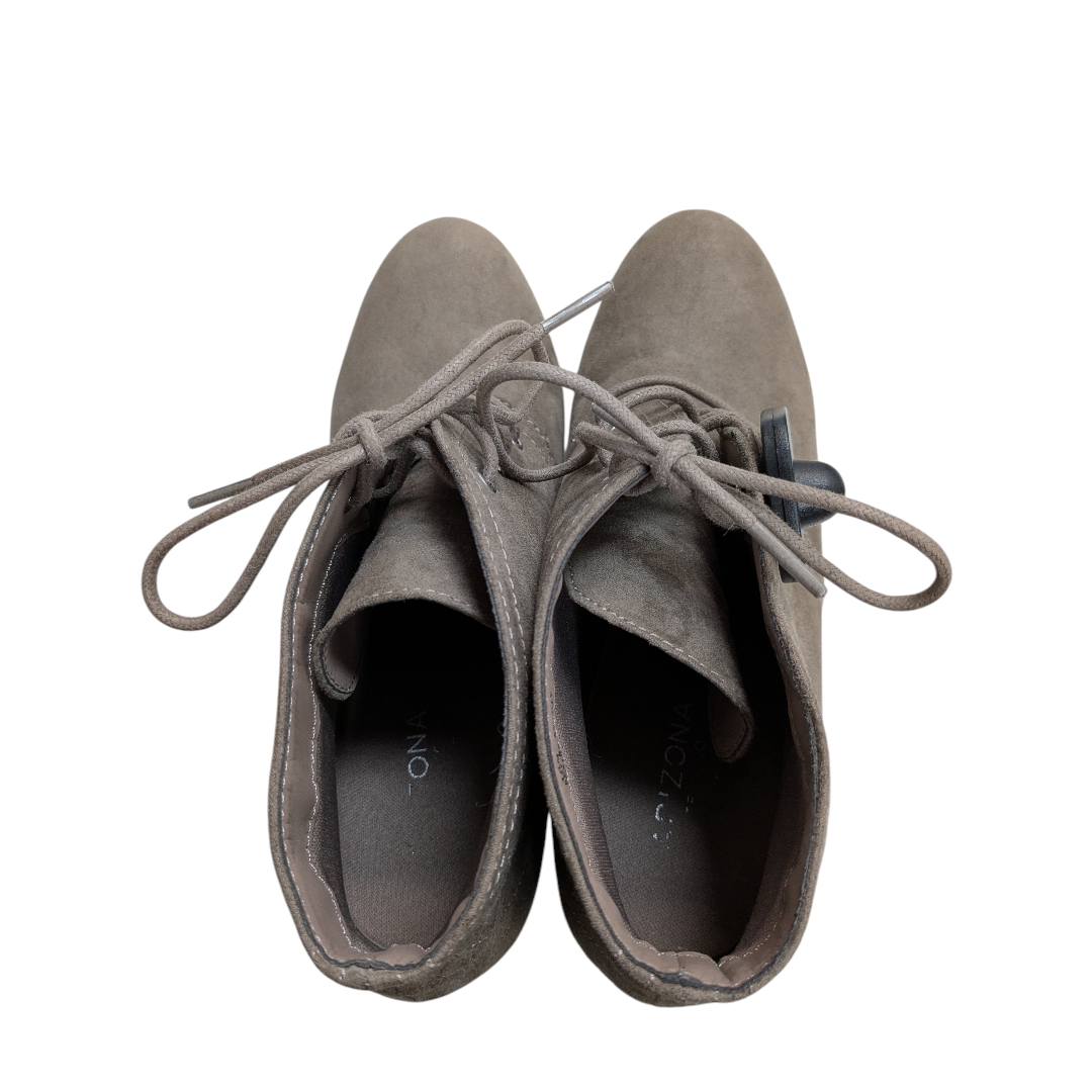 Boots Ankle Heels By Arizona In Brown, Size:10