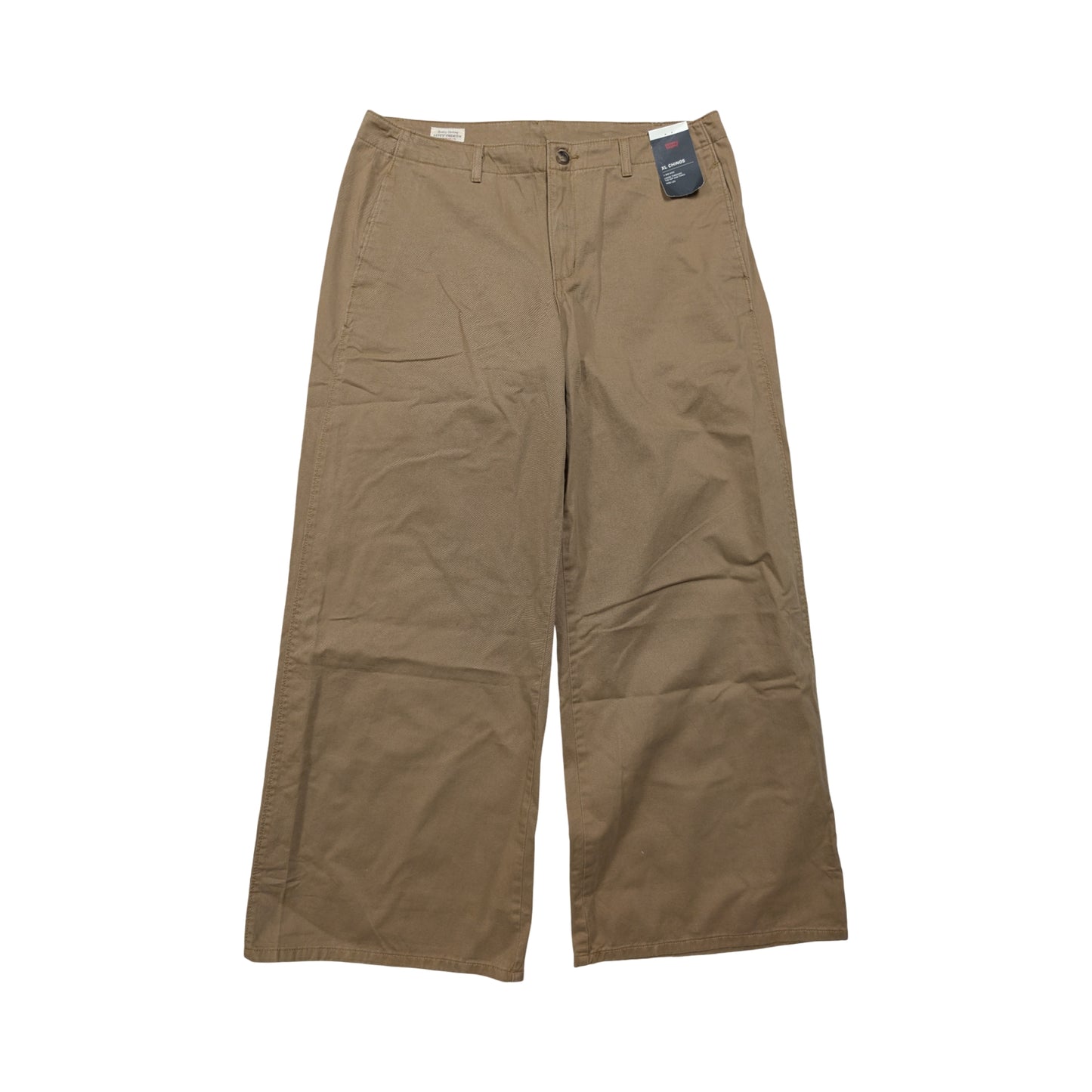Pants Wide Leg By Levis In Brown, Size:14