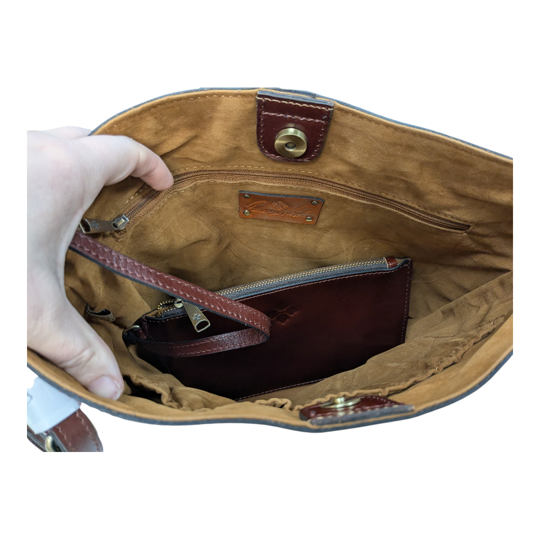 Handbag Designer By Patricia Nash In Brown, Size:Large