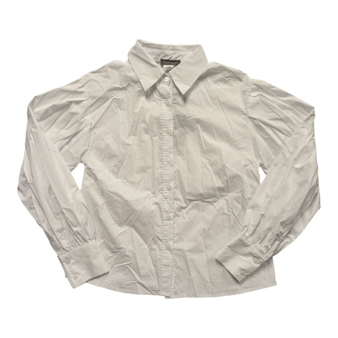 Top Ls By Sans Souci In White, Size:S