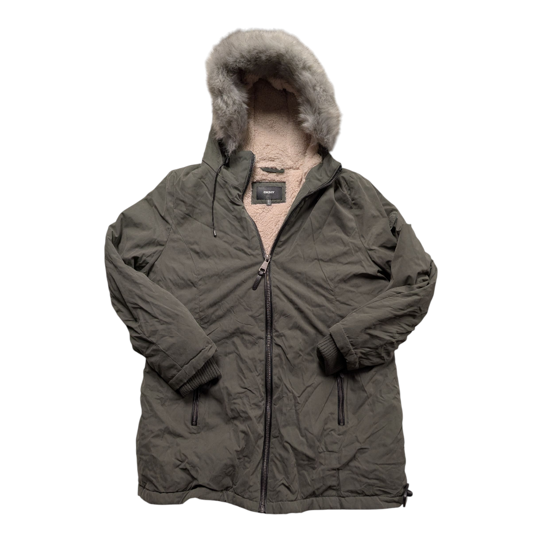 Jacket Other By Dkny In Green, Size:Xl