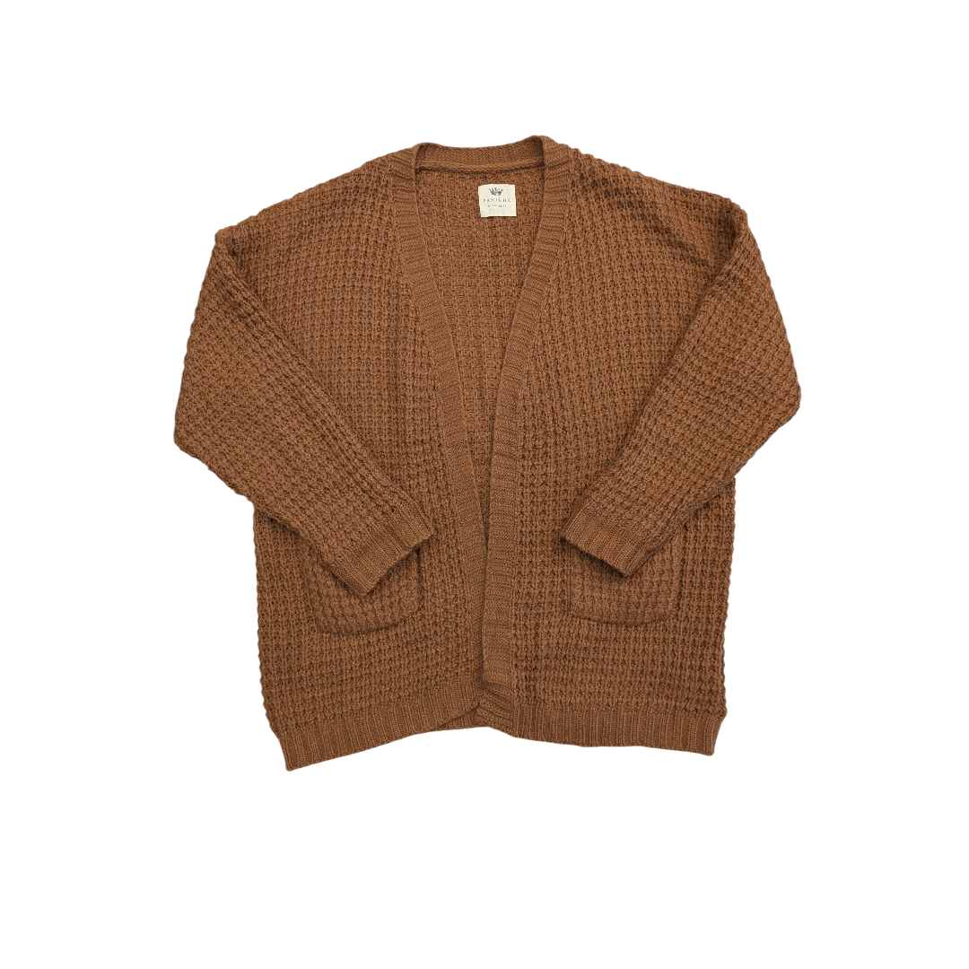 Sweater Cardigan By Cmc In Brown, Size:L