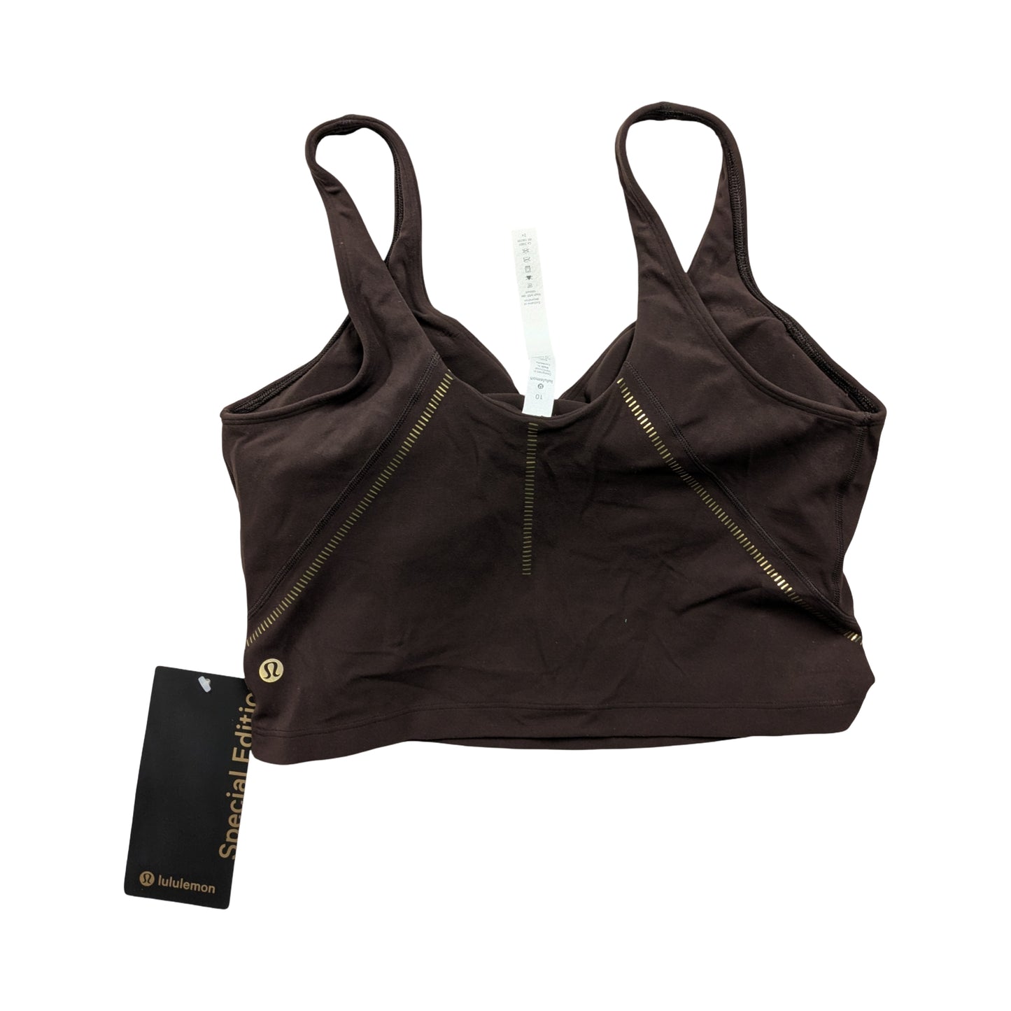 Athletic Bra By Lululemon In Brown, Size:10