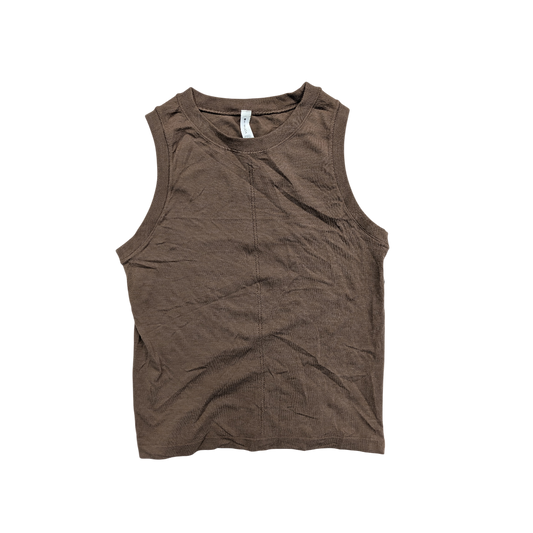 Athletic Tank Top By Athleta In Brown, Size:M