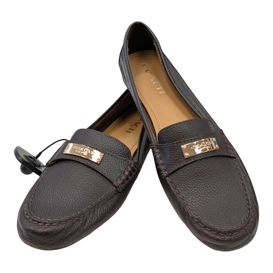 Shoes Designer By Coach In Brown, Size:9.5
