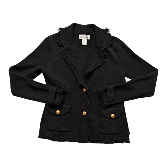 Blazer By Bloomingdales In Black, Size:8