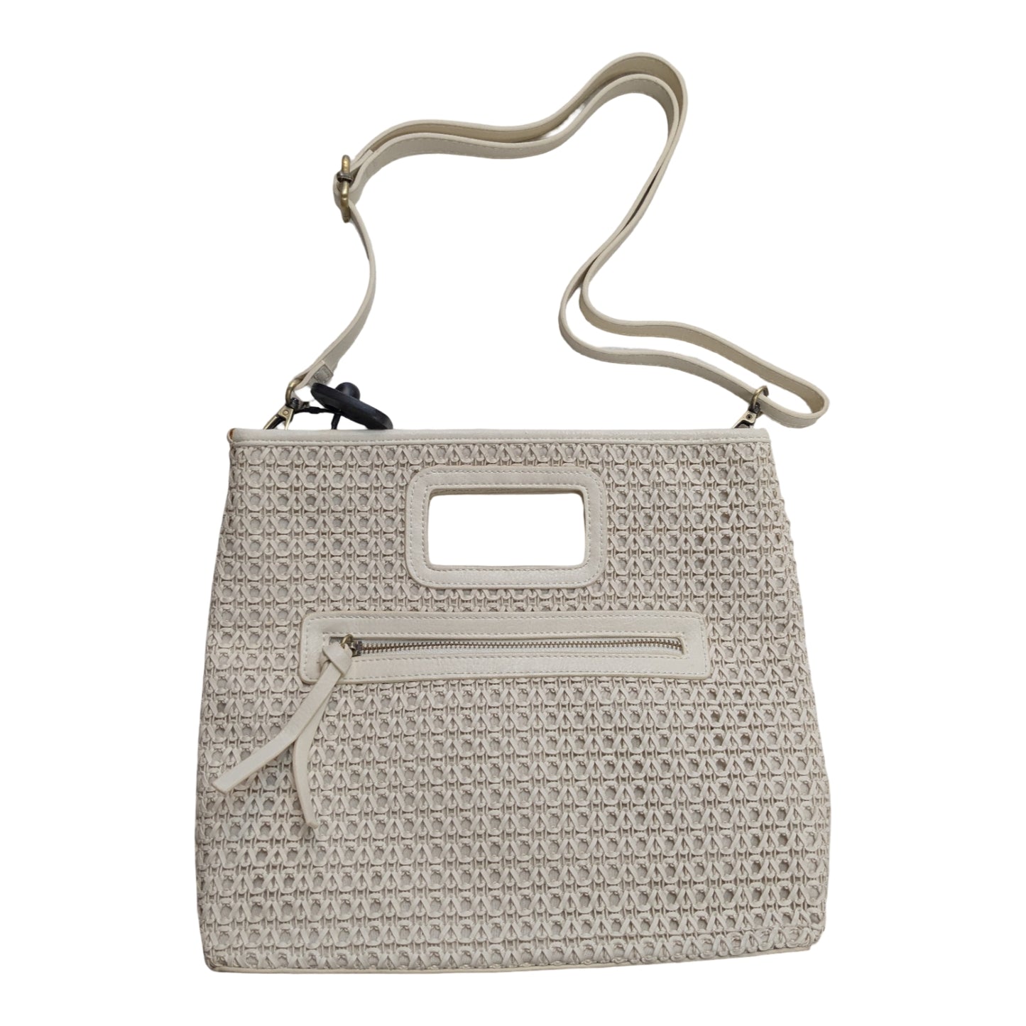 Handbag By Joy Susan In White, Size:Medium