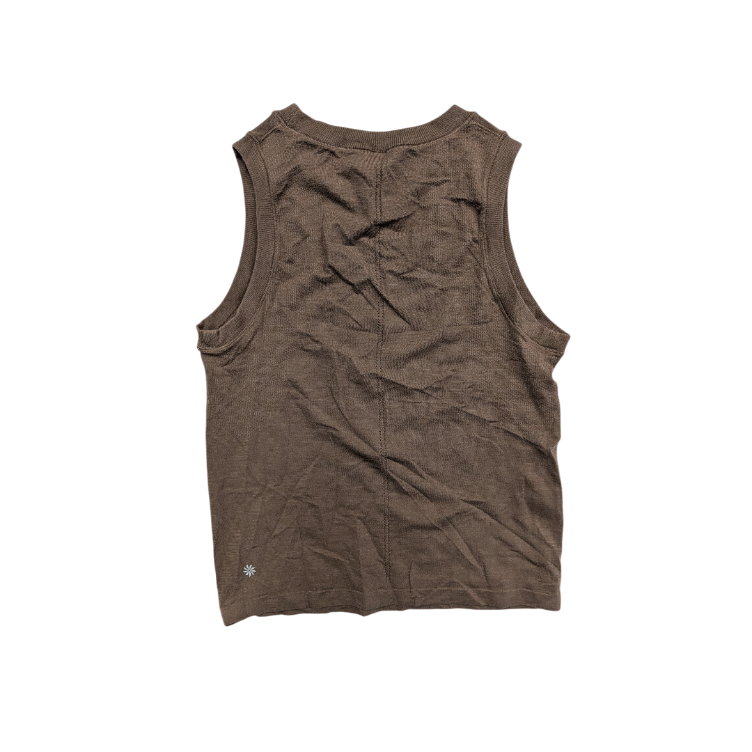 Athletic Tank Top By Athleta In Brown, Size:M
