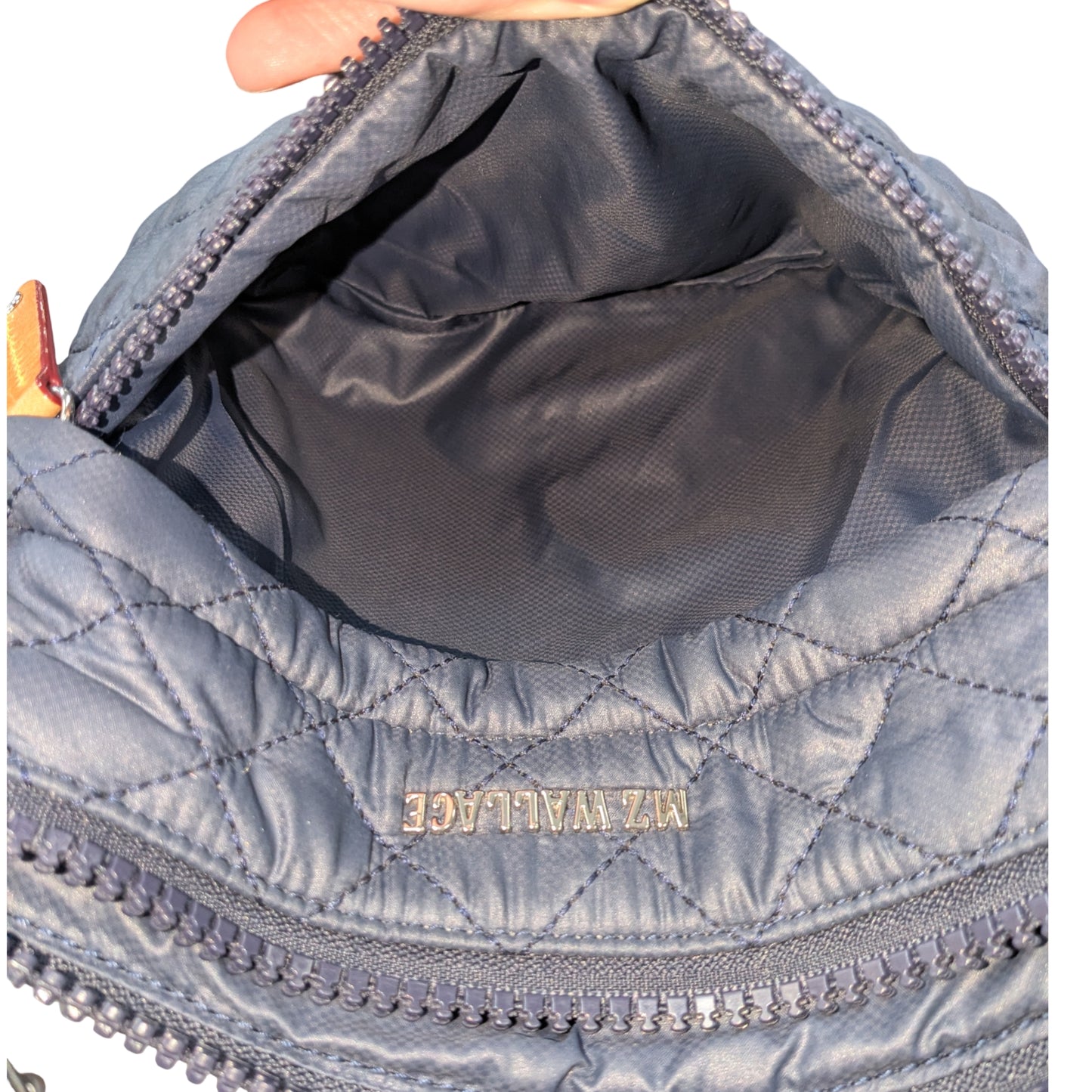 Handbag Designer By Mz Wallace In Navy, Size:Medium