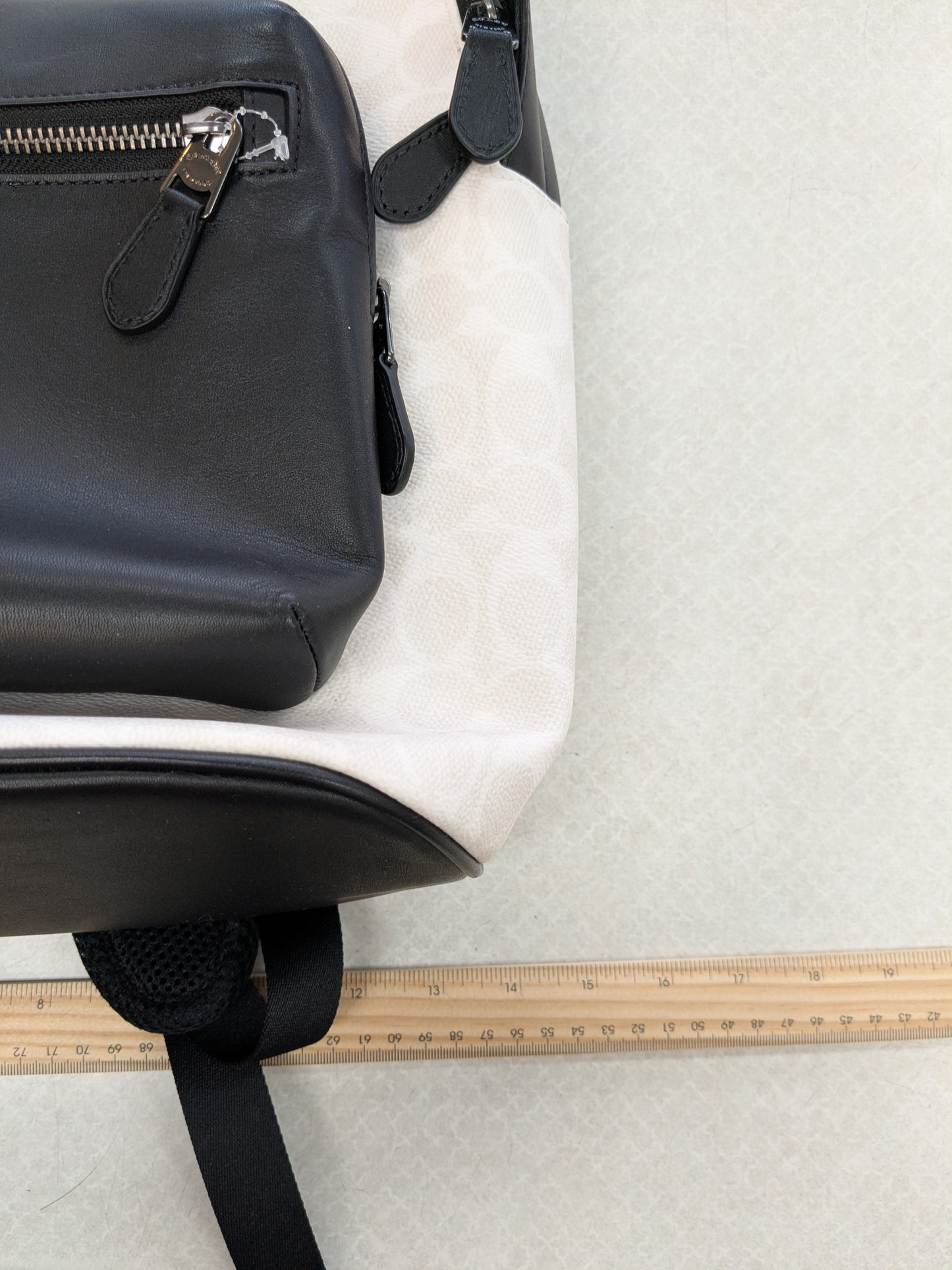 Backpack Designer By Coach In Black & White, Size:Large