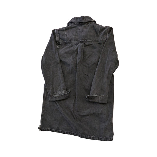 Dress Casual Midi By Madewell In Black Denim, Size:M