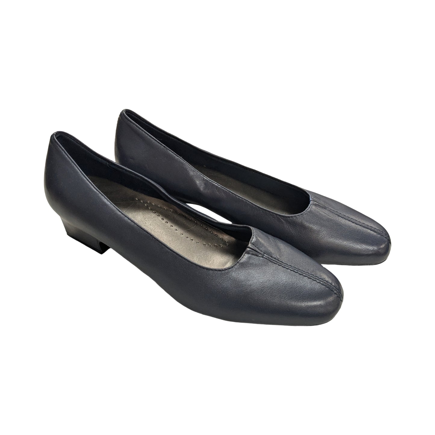 Shoes Flats By Trotters In Navy, Size:10