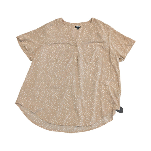 Top Ss By Torrid In Tan & White, Size:2X