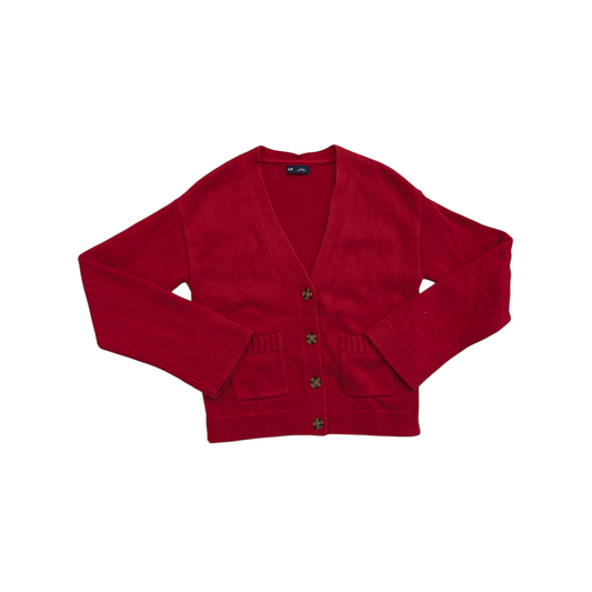 Sweater Cardigan By Gap In Red, Size:Xs