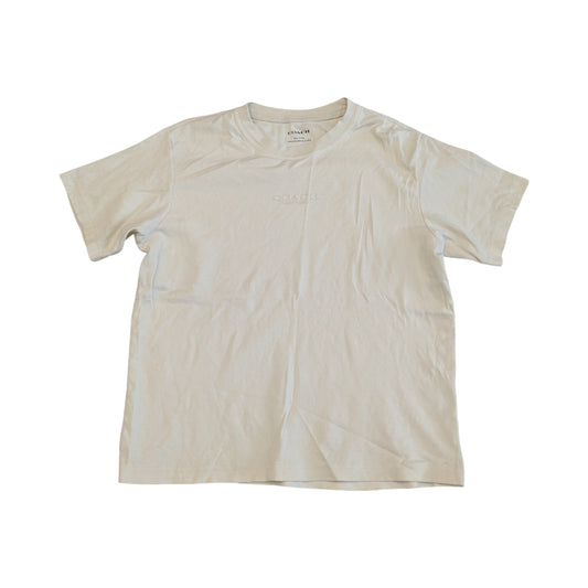 Top Ss Designer By Coach In Cream, Size:S