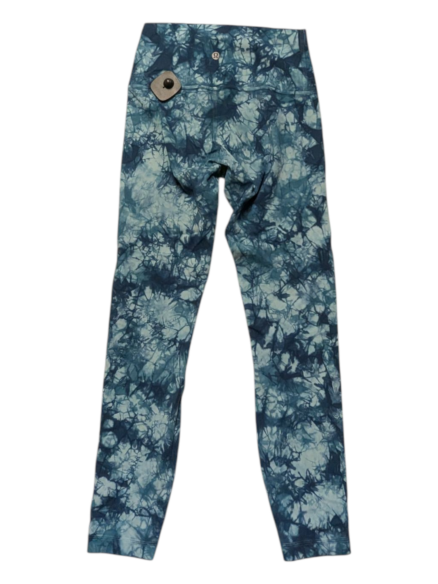 Athletic Leggings By Lululemon In Blue, Size:4