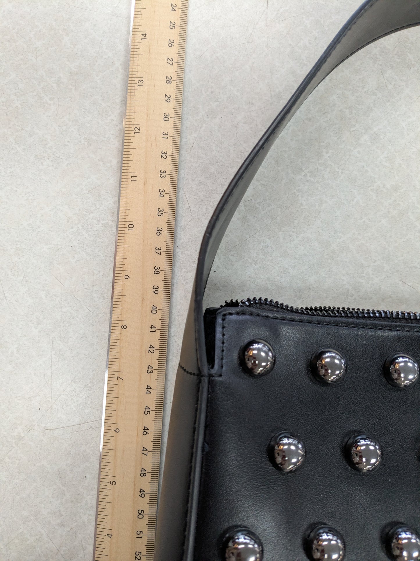 Handbag By Bcbgeneration In Black & Silver, Size:Medium