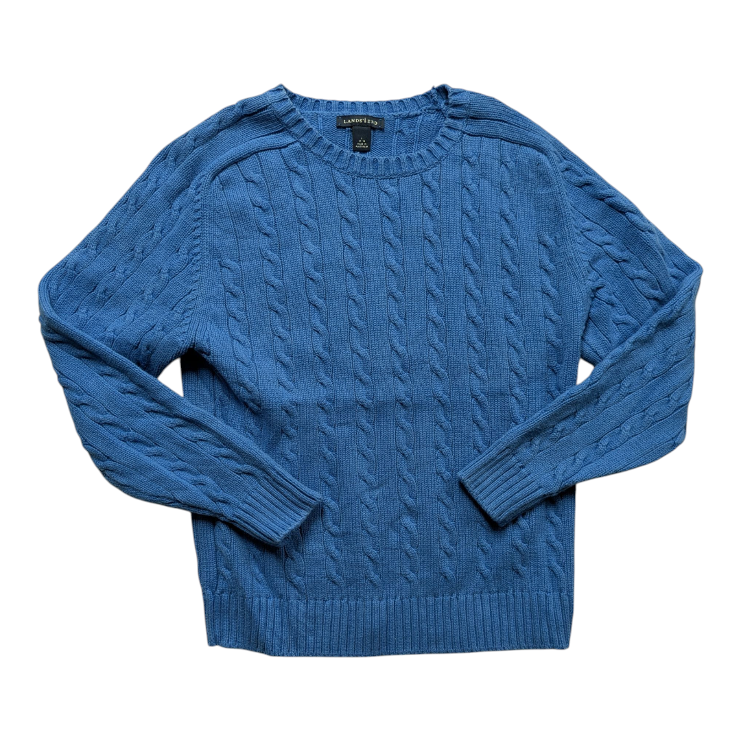 Sweater By Lands End In Blue, Size:L