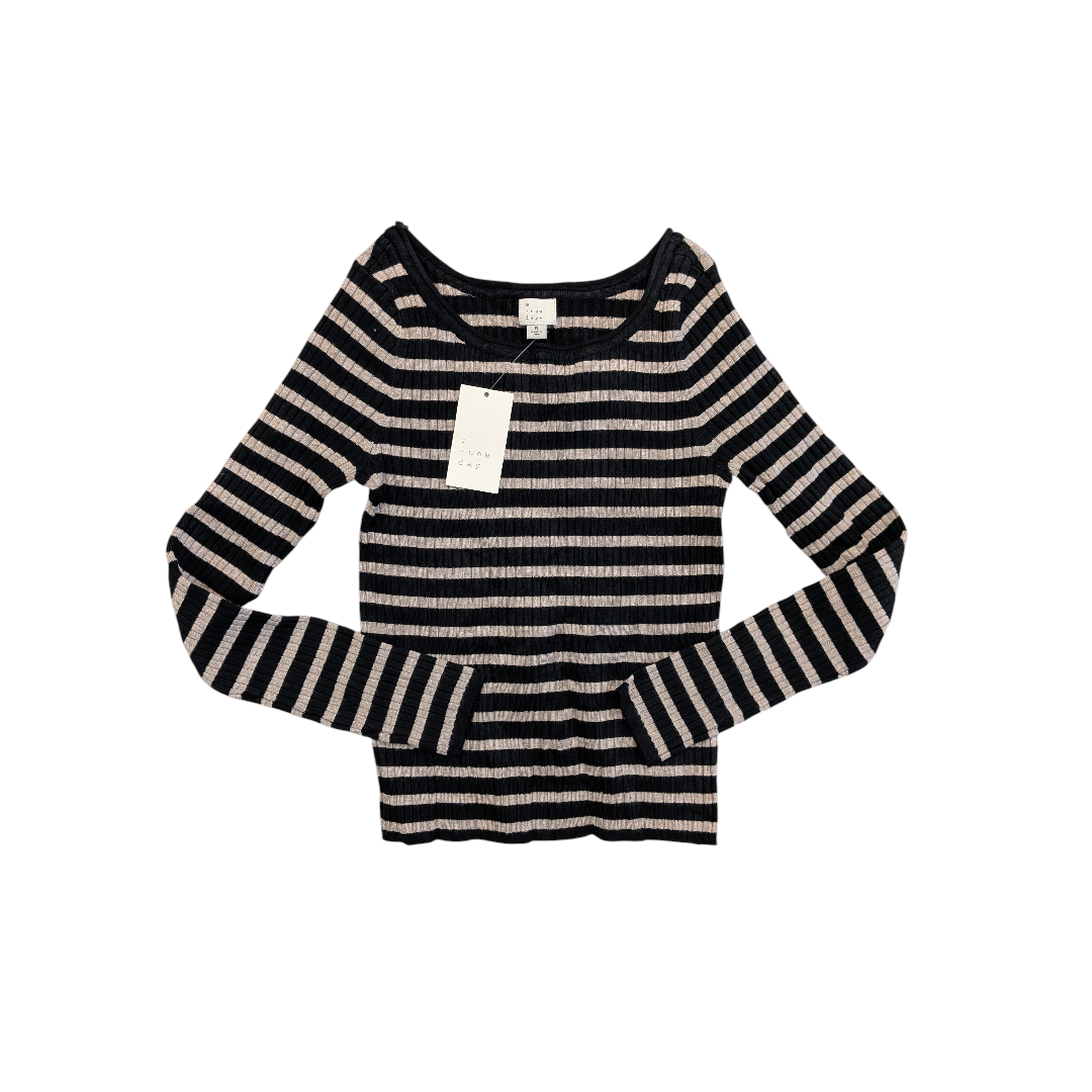 Top Ls By A New Day In Striped Pattern, Size:Xl